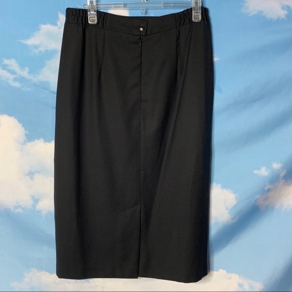Collections Internationale-Black MidiSkirt size 10 - Picture 6 of 12